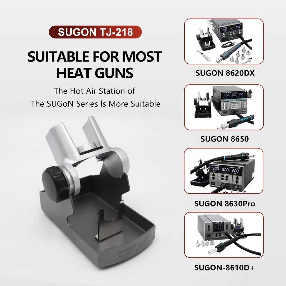 SUGON 218 stacja lutownicza na gorące powietrze oryginalny uchwyt wspornik pistoletu na gorące powietrze rama uchwytu części zamienne do SUGON 8650 8630PRO 8620DX