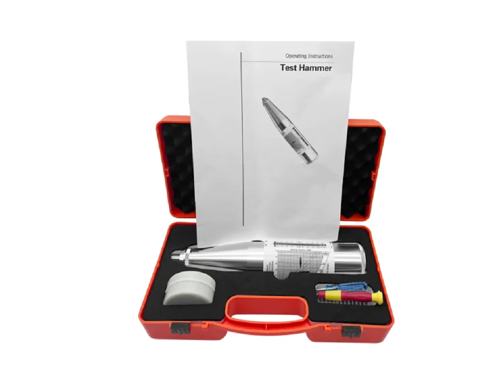 

ZC3-A silver rebound hammer for mortar sclerometer zc3 concrete test hammer sliver Schmidt Hardness Tester