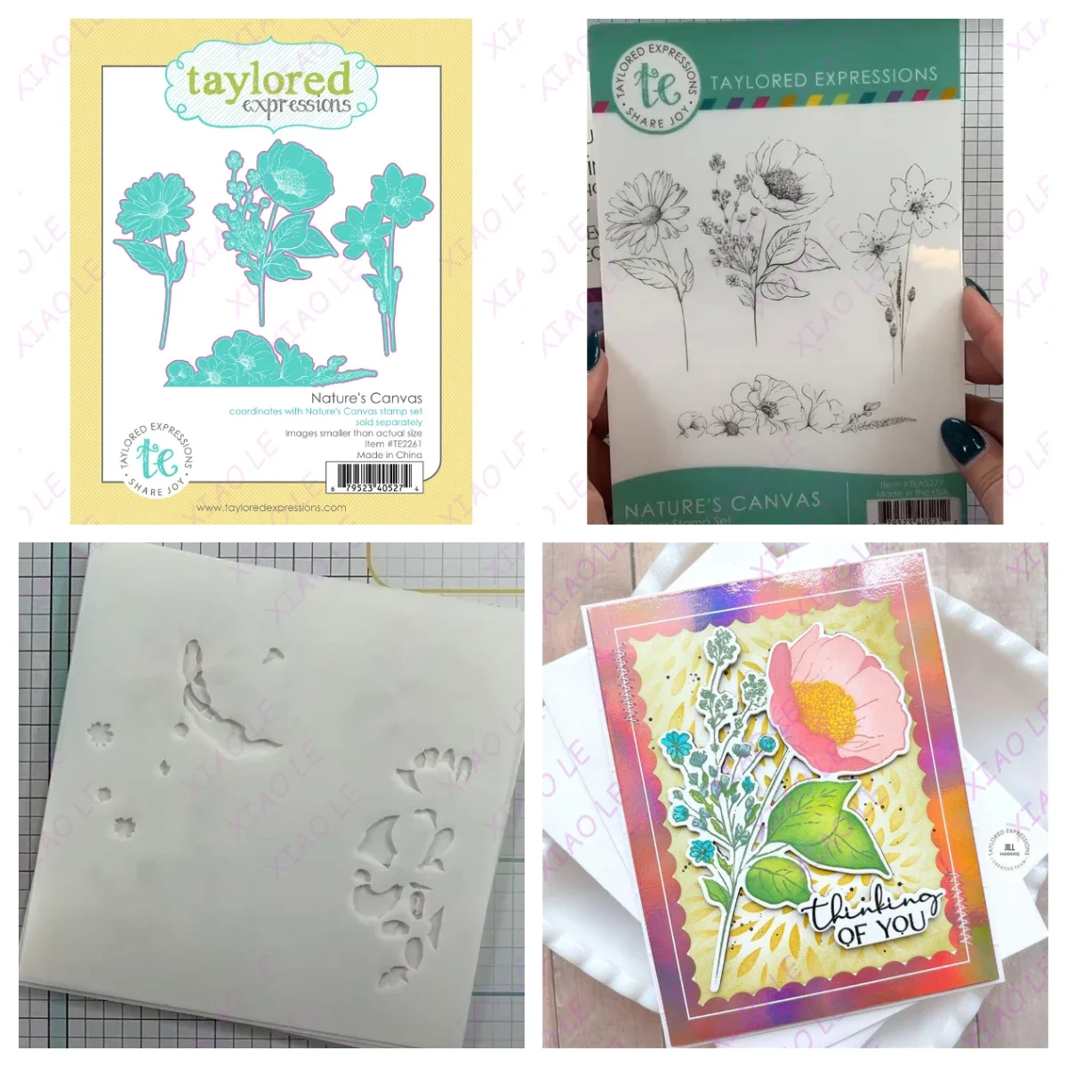 Nature's Canvas Timeless Greetings Metal Cutting Dies and Stamps DIY Scrapbooking Card Stencil Paper Cards Handmade Album Stamp image 3