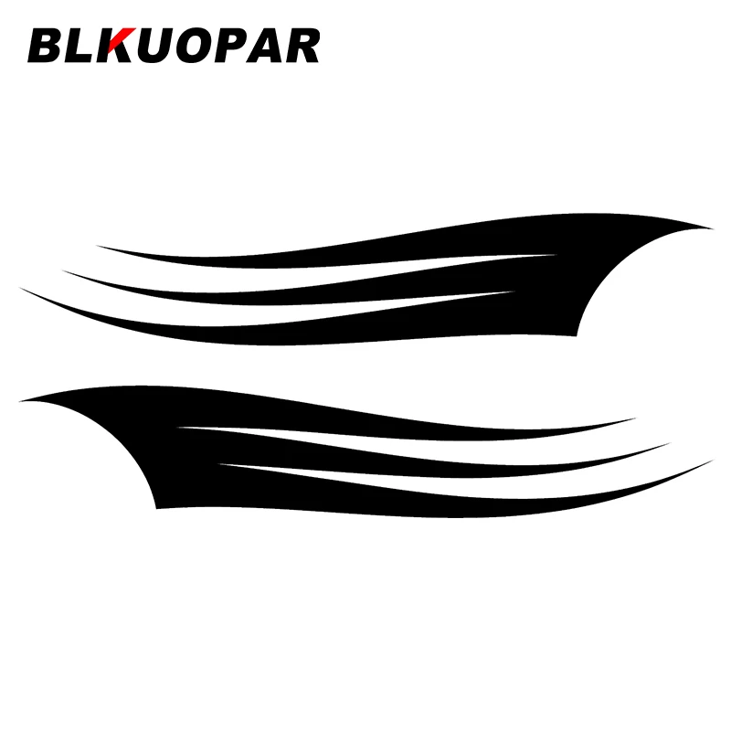 BLKUOPAR for Sea Tribal Flame Car Stickers Scratch-Proof Simple Decals Sunscreen Motorcycle Luggage Decor Car Door Protector