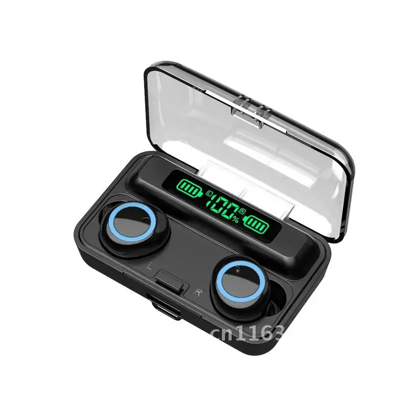 

New TWS Bluetooth-compatible Earphones Wireless Headphones with Mic Sports Waterproof Wireless Earbuds 9D Stereo Headsets Fone