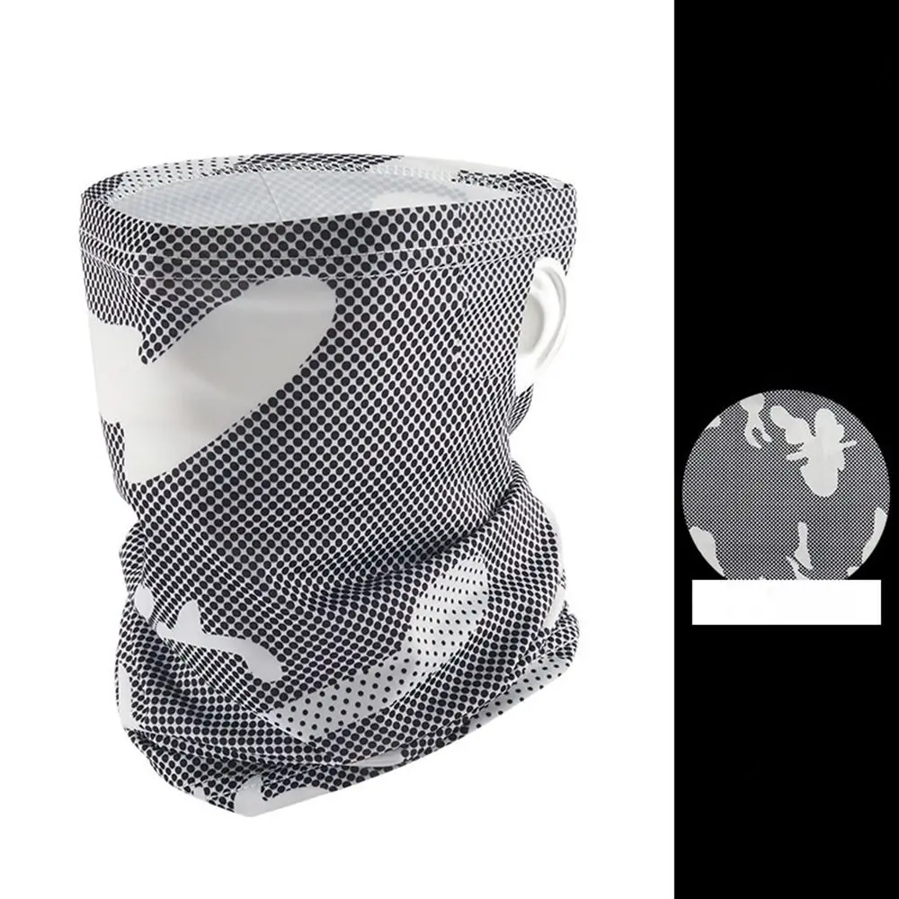 

Protection Outdoor Summer Sun Protection Windproof Full Face Mask Neck Tube Scarf Women Bandana Ice Silk Mask Cycling Bandana