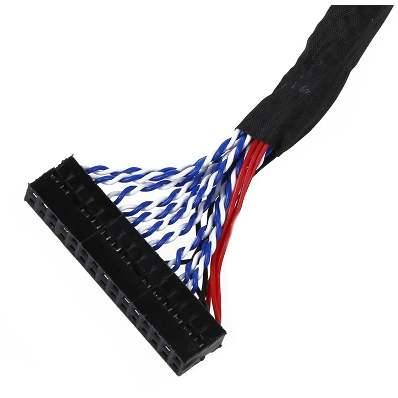 2X แก้ไขสายเคเบิล30P S8 30-pin เป็น30-pin 2-Channel 8-bit LVDS สำหรับการแสดงผลหน้าจอ LCD