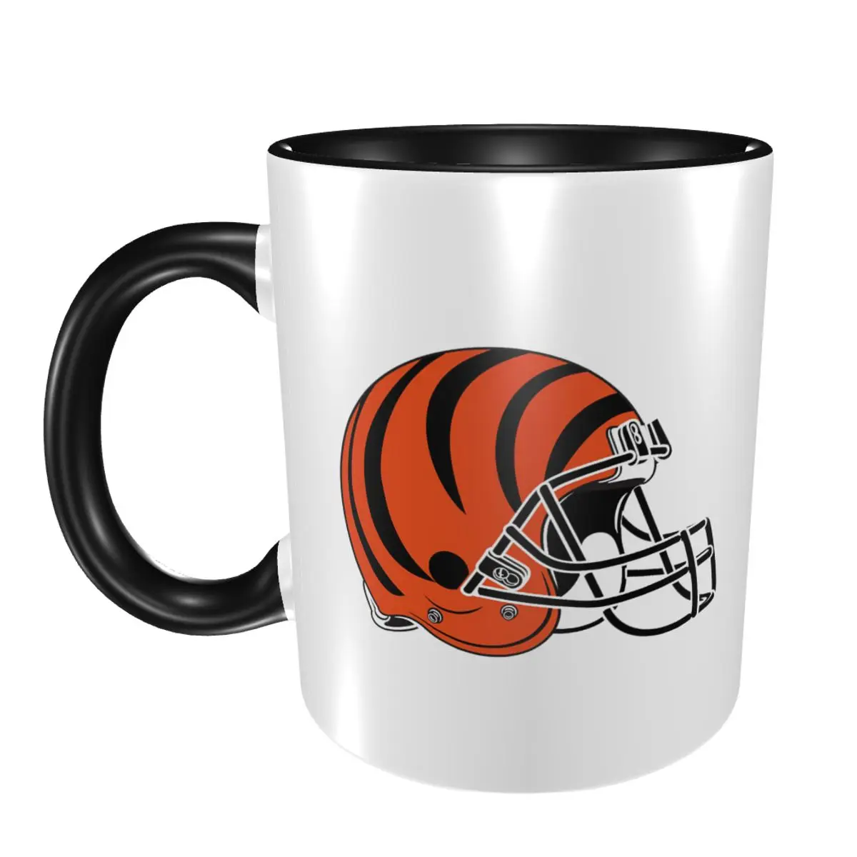 

Stripe Bengals of Cincinnati Helmet Mug Funny Ceramic Coffee Cups Tea Mugs Milk Cup Drinkware Gifts for Friends
