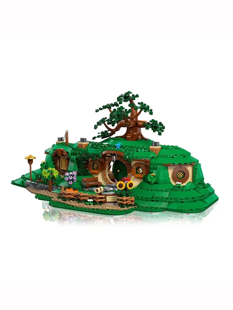 

2025 new 2017pcs MOC ring: Shire Castle model modular building blocks DIY creative assembly building blocks toys children'
