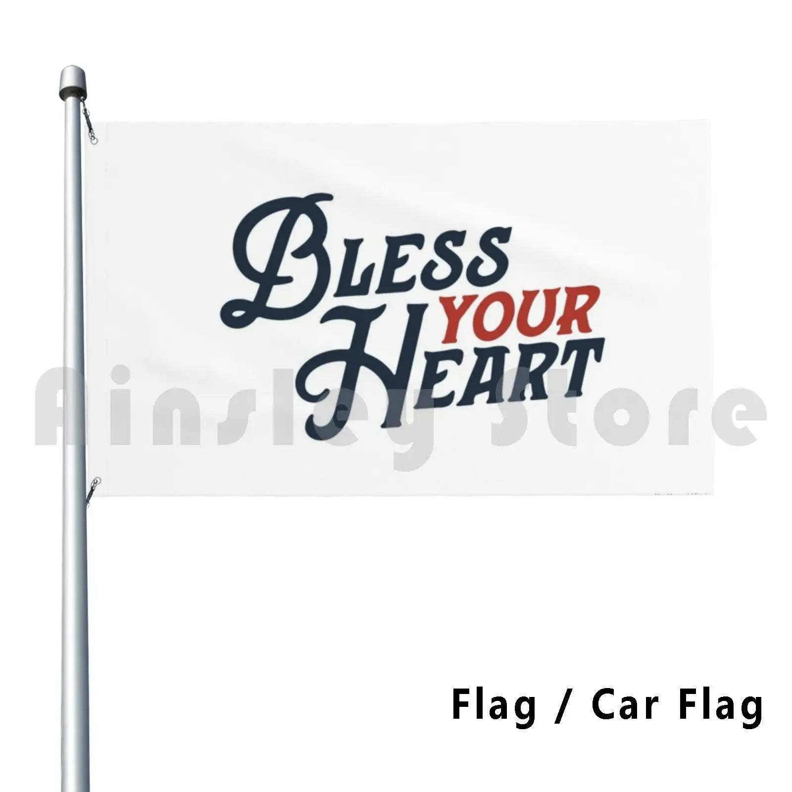 Flag Car Flag Bless Your Heart Ii 2984 The South Southern Usa South Carolina North Carolina Georgia