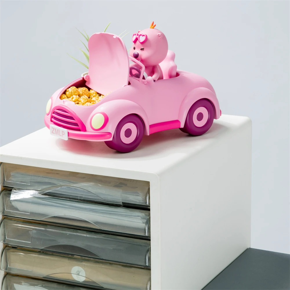 ZANMANG-cubo de coche LOOPY oficial, almacenamiento Kawaii, cine exclusivo, coleccionable, regalos encantadores, decoración de escritorio, 46oz