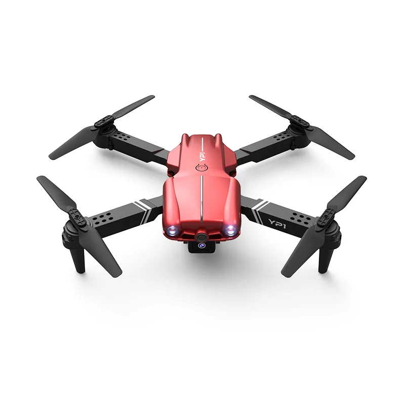 YP1 Drone 2.4G Wifi 4K HD Dual-Camera Quadcopter APP Control Full Aerial Photography LED Lights Foldable Drone RC Helicopter Toy