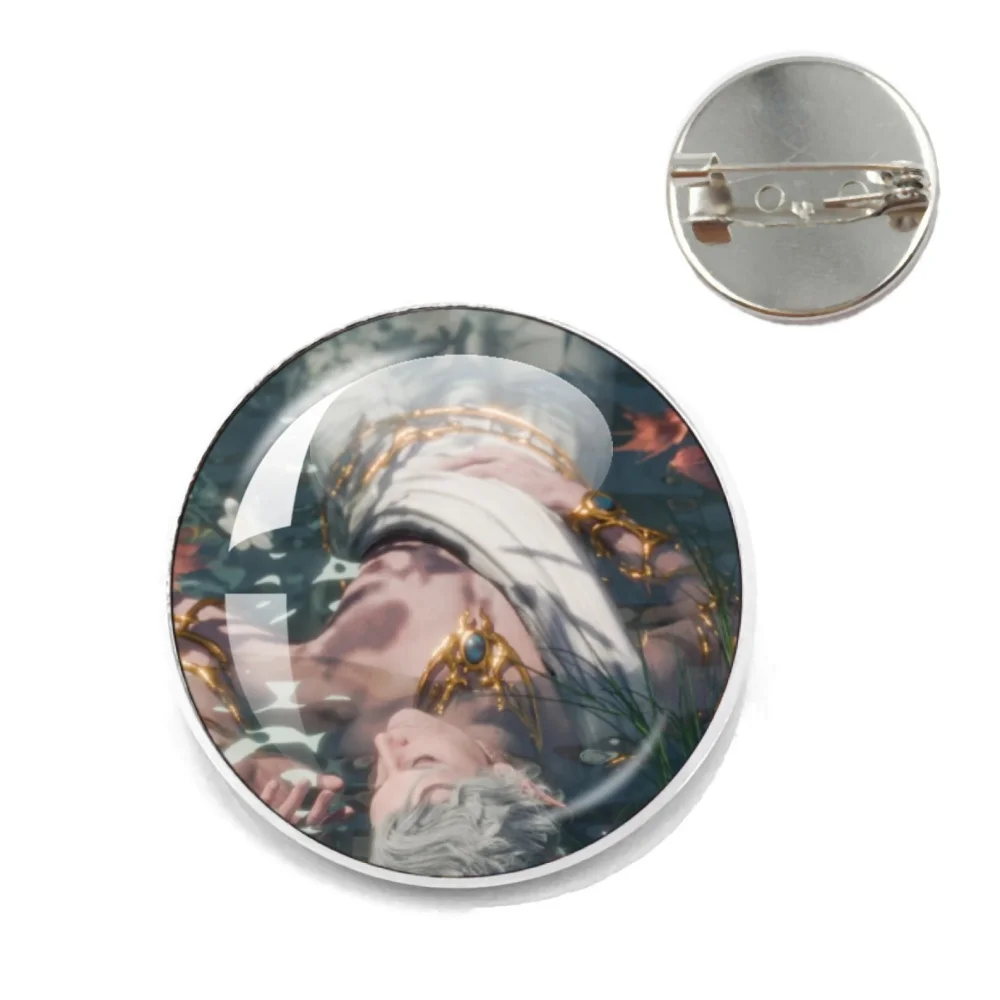 لعبة Astarion Baldur's Gate أنيمي دبابيس الكرتون دبابيس تأثيري التلبيب شارات حقيبة الظهر مجوهرات اكسسوارات المشجعين جمع هدية