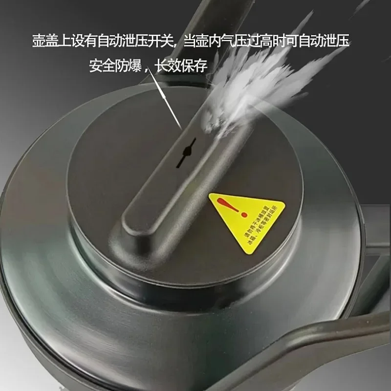 Large Capacity 4L-6L Commercial Dry Ice Bucket, Large-diameter Edible Dry Ice Bucket Ice Storage Container Insulated Bucket 3