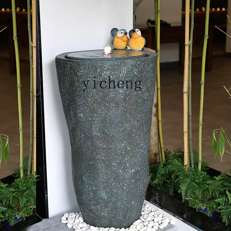 X-28 floor-to-ceiling landscaping decoration hotel clubhouse living room flowing water ornament circulating water landscape