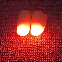 2PCS Magic Trick Fingers Thumbs with LED Battery Powered Magic Props Halloween Magic Trick Fingers Thumbs Party Toys for Child