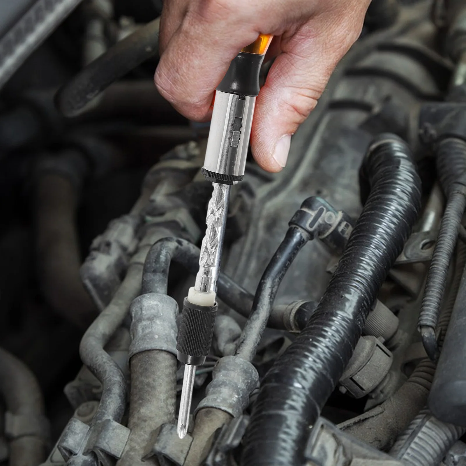 

Handheld Ratcheting Screwdriver for Fast Screw Tightening with Enhanced Durability Ideal for Small Repairs and Portable