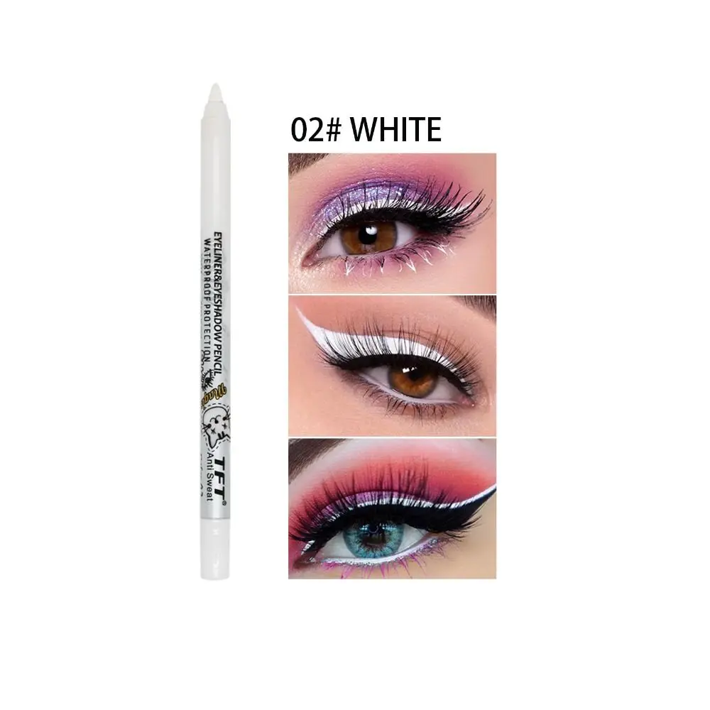 Fashion Waterproof Eyeliner Pencil Long-Lasting Not Blooming Eye Shadow Pen Colored Eyeliner Gel Pen