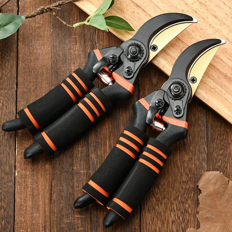 Factory direct sales cross-border fruit tree pruning scissors horticultural grafting scissors garden scissors three circles