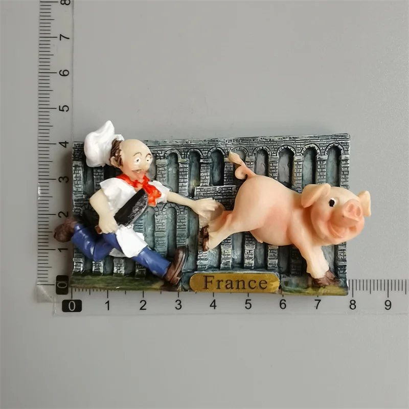 Paris Frankreich Tourist Souvenir Kühlschrankmagnete Eiffelturm Französische magnetische Aufkleber Annecy Dekoration auf dem Kühlschrank Reisegeschenke – Detail 20