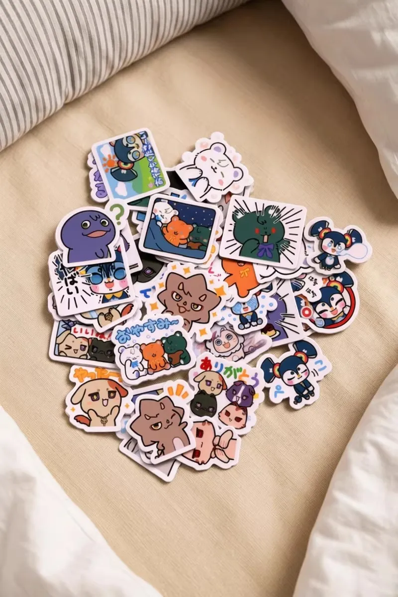 60pcs very cute kiten nijisanji Mascot 2-3cm sticker