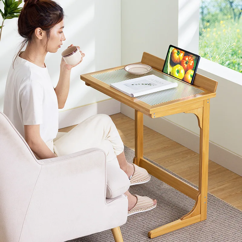 

Side table small coffee table bedside table sofa side table cabinet long small apartment square tea table Japanese corner table