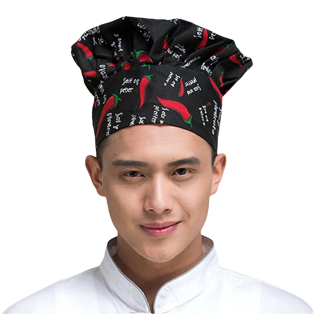 Elastic Adjustable Chef Hat Japanese-Style Breathable Cooking Chef Hat Comfortable No Eaves Bakery Mushroom Caps Restaurant