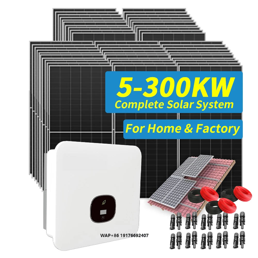 10KW Complete Solar System 10KVA Solar Power System 5KW Solar Energy System for Home off Grid Full Set