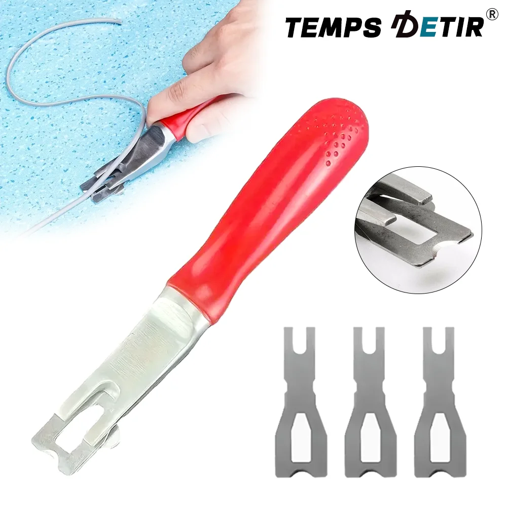 Vinyl Floor Welding Trimming Tools, Welding Rod Flattener, Floor And Carpet Trimming And Trimming Knife, Three Blades, Scraper