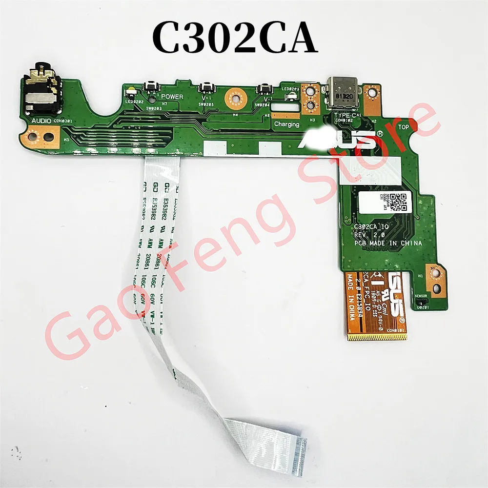 

Original FOR ASUS C302CA IO TYPE-C Button switch USB Board REV 2.0 100% Tested Perfect