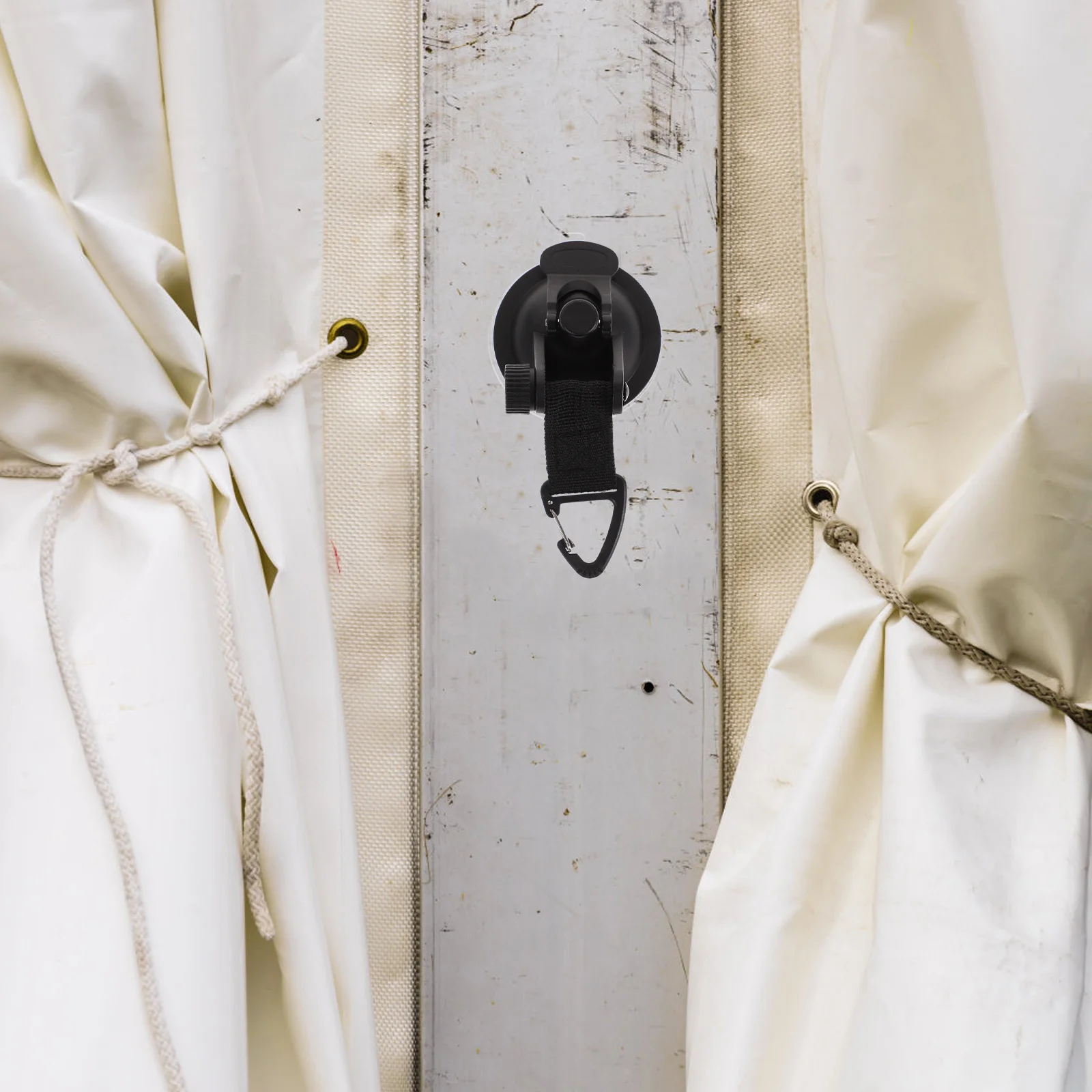 

4pcs Tent Suction Cup Hooks Heavy Duty Camping Tarp Hook Clip Strong Suction Cups Wind Resistant Portable Outdoor Gear For Tarp