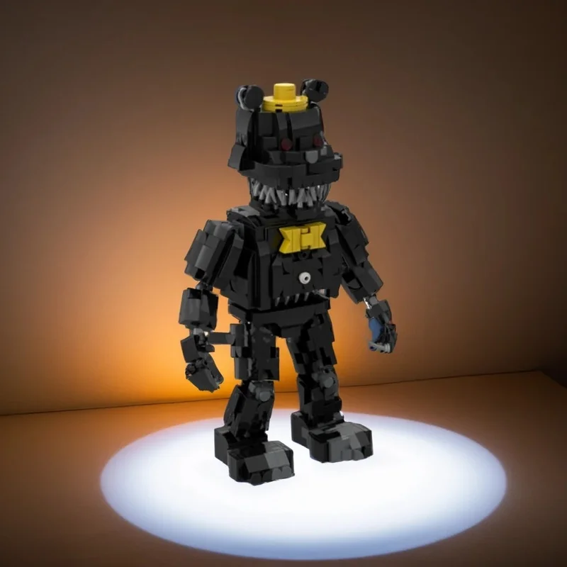 

NEW 890PCS MOC Game Series Nightmare Model DIY Creative Assembly Building Blocks Display Birthday Gift Collectible Building Set