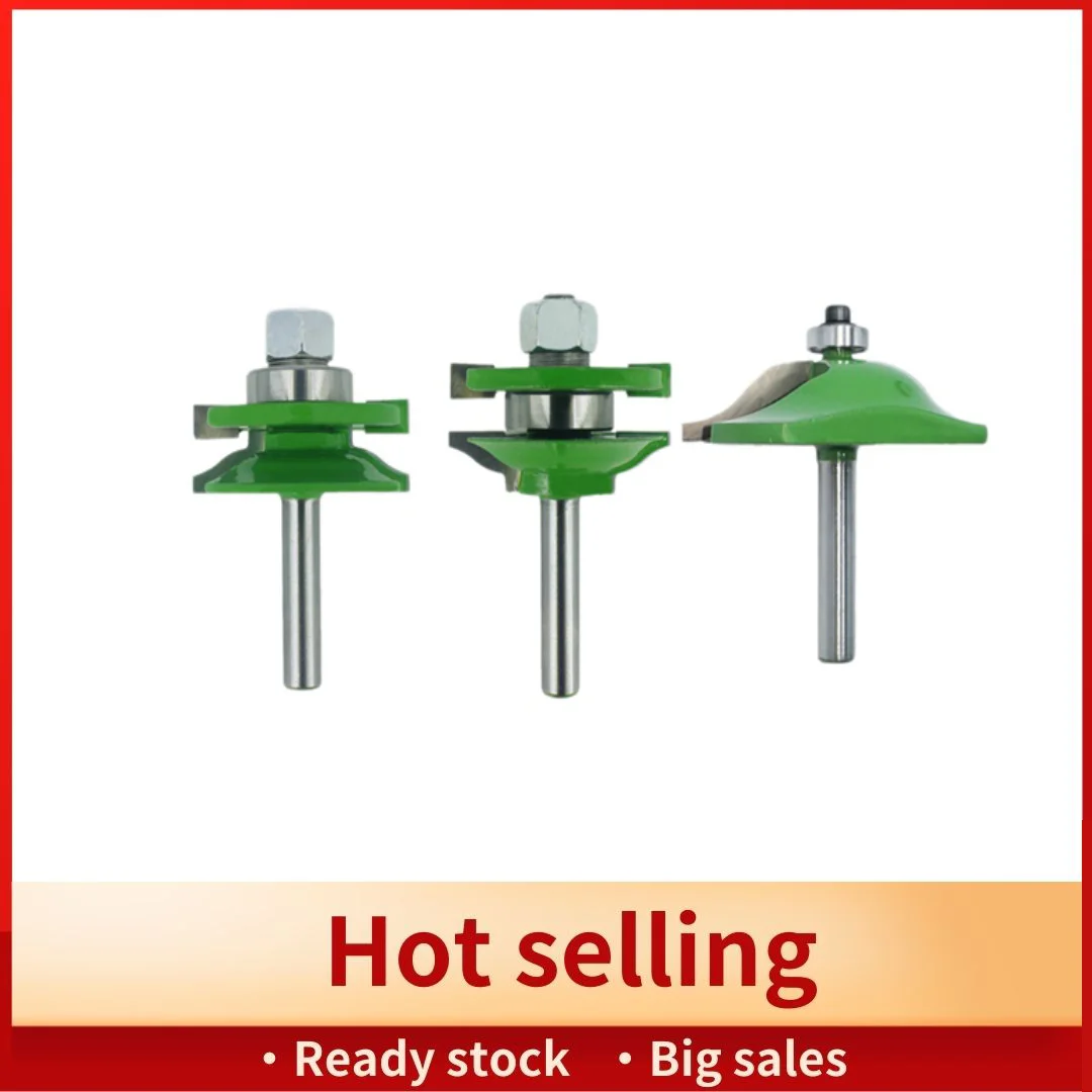 

3Pcs Raised Panel Router Bits 8Mm Shank With Ogee Rail And Stile Router Bits For Wood Cabinet Door Frame Router Bits