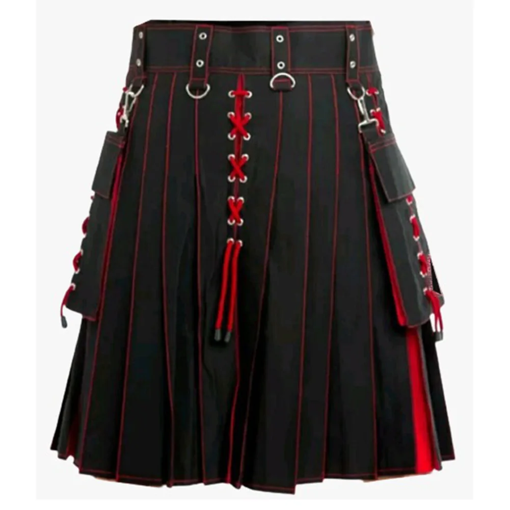 

Medieval Style Mens Ethnic Skirt Casual Event Casual Wear Holiday Attire Pleated Design Short Length For Daily Use 2XL
