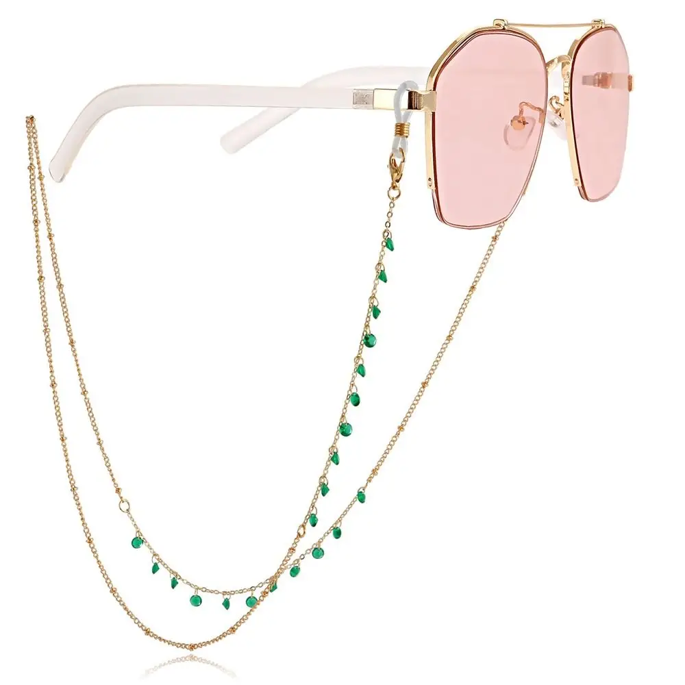 

Neck Strap String Hanging Chain Hanging Neck Anti-lost Flower Metal Glasses Chain Sunglasses Chains Spectacle Cord Mask Chain