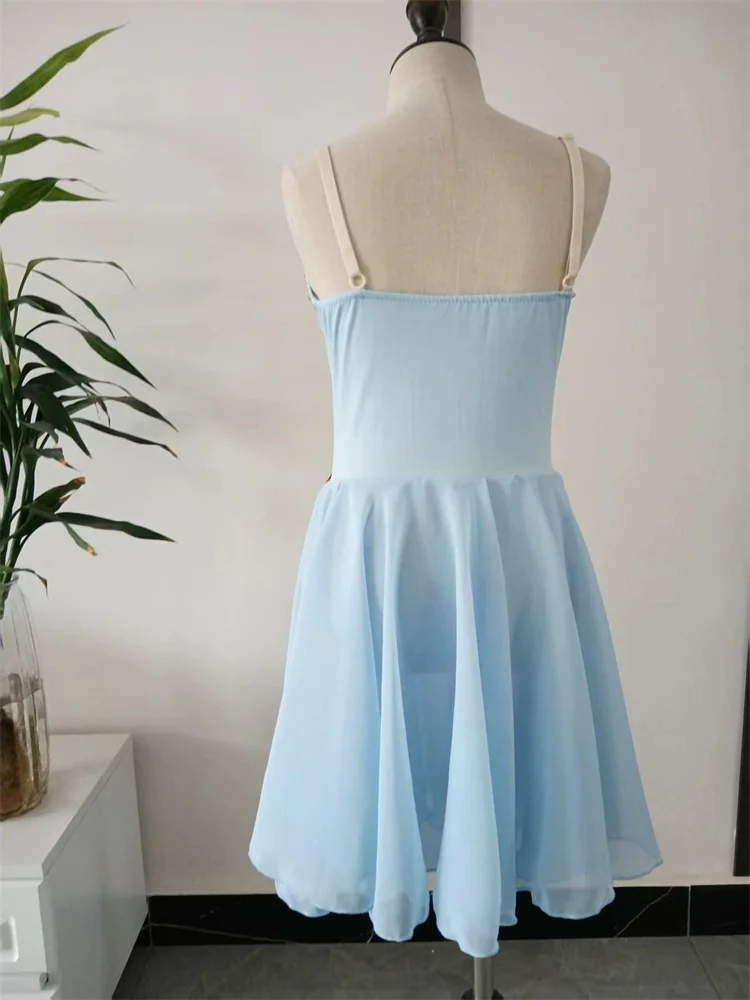 バレエチュチュドレス子供のための女の子競技芸術スケートドレス社交ダンス服クラシックダンスモダンダンス衣装