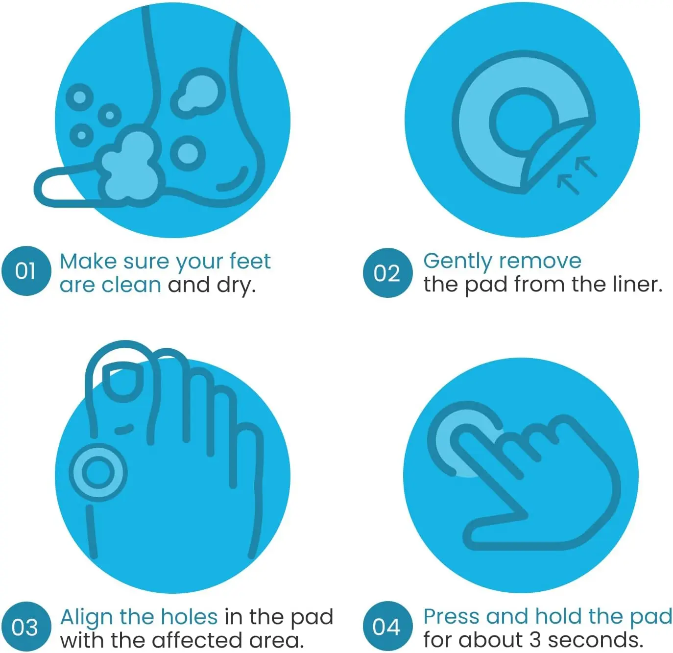 

15Pcs Callus Cushions Shoes Heel Pad Anti-wear Foam Round Toe Foot Corn Bunion Protectors Pads Medical Plaster Foot Corn Removal