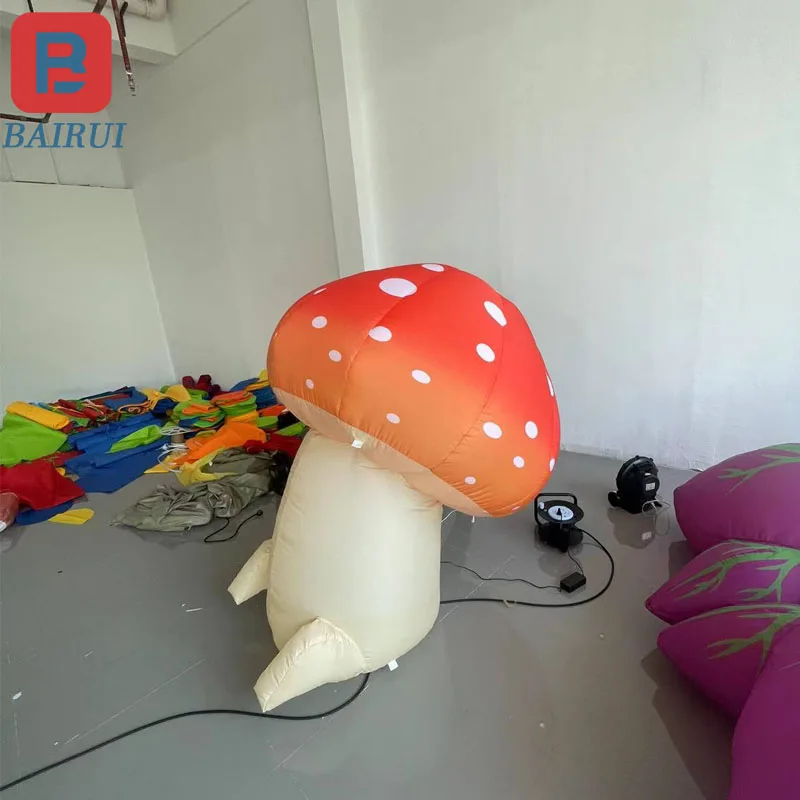 

Inflatable Lovely Mushrooms Model Psychedelic Forest Botanical Garden Scenic Area Park Bar decoration props