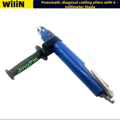 

Air Scissors Nipper Pneumatic Diagonal Cutting Pliers W/ Blade 6mm Metal Steel Wires for Peg Fowls Cage Shear Cutter Tool