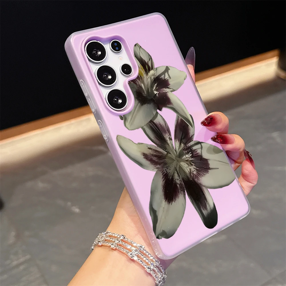 Für Xiaomi Redmi 17 Pro Max Hüllen Für Redmi Mi 11 Lite 5G Ink Lily Flowers Handyhülle 14T Pro 15T Pro 17 Pro Bonbonfarben Funda – Detail 9