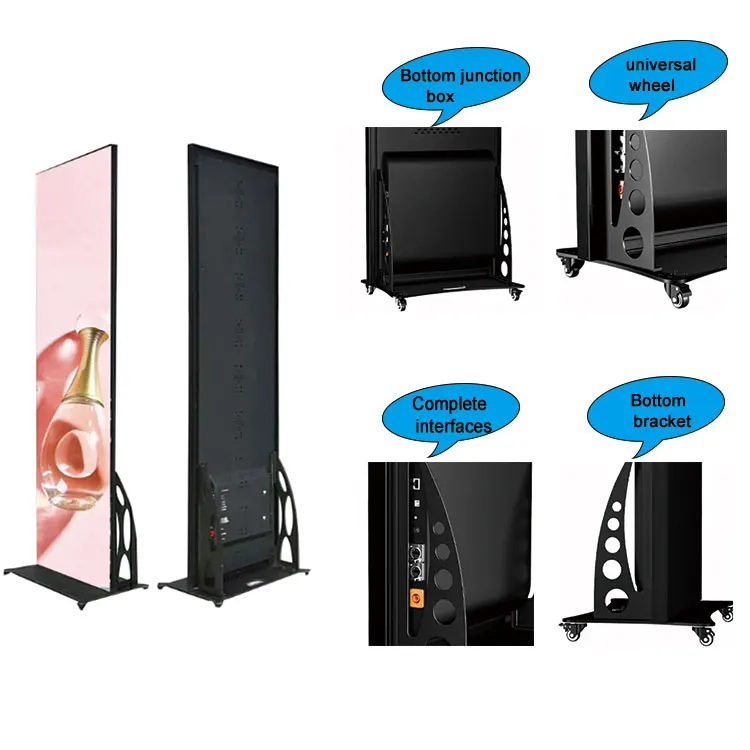 GOB Technology P2 Подвижный внутренний водонепроницаемый цифровой видео светодиодный дисплей для мероприятий Торговый центр Рекламный плакат Дисплей