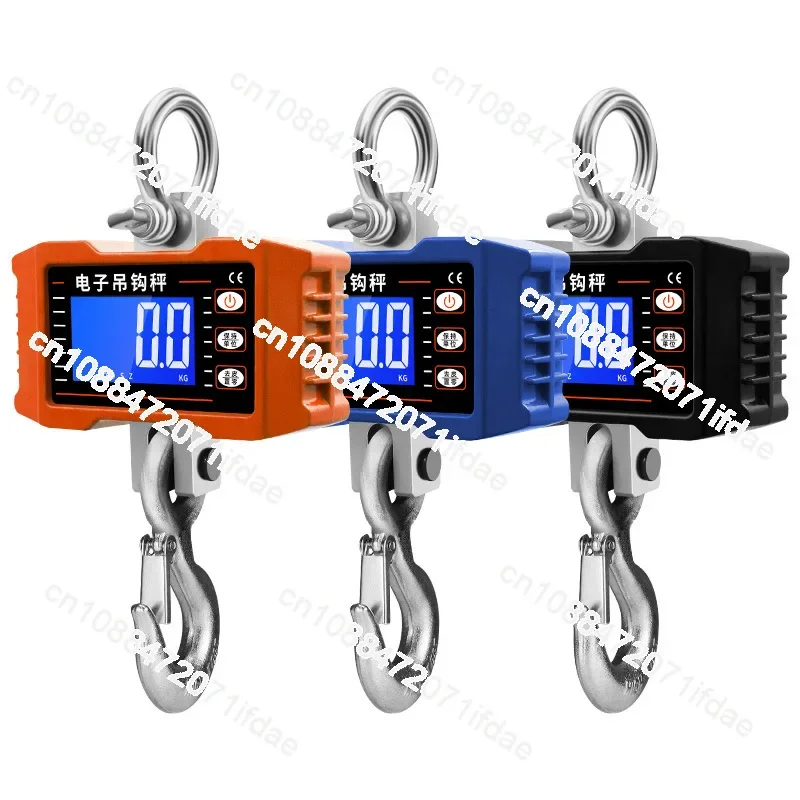 Electronic Hoist Scale 1000kg 1T Electronic Scale 1.5T Hook Driving Pounds Portable Hanging Balance Electronic Scale