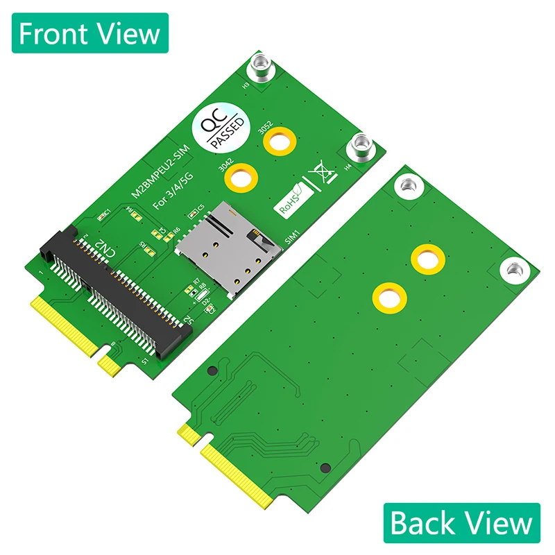 NEW M2 NGFF B Key Interface to Mini PCI Express Adapter Riser with SIM Slot for 3G/4G/5G Module Support Full Size Mini PCIE Card