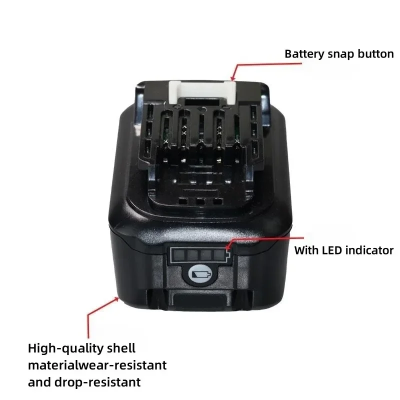 for Makita 12v Lithium Ion Battery 197390-1 BL1015 1973901 BL1021B BL1041B BL1015B BL1020B BL1040B 6000mAh Li-ion Battery