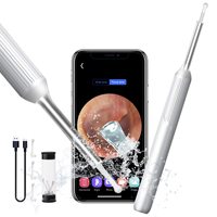 Shealthub Ear Wax Cleaner, Ear Wax Removal Tools Kit, 1080P HD WiFi Ear Wax Removal Camera, 3.6mm 6 LED Lights Otoscope