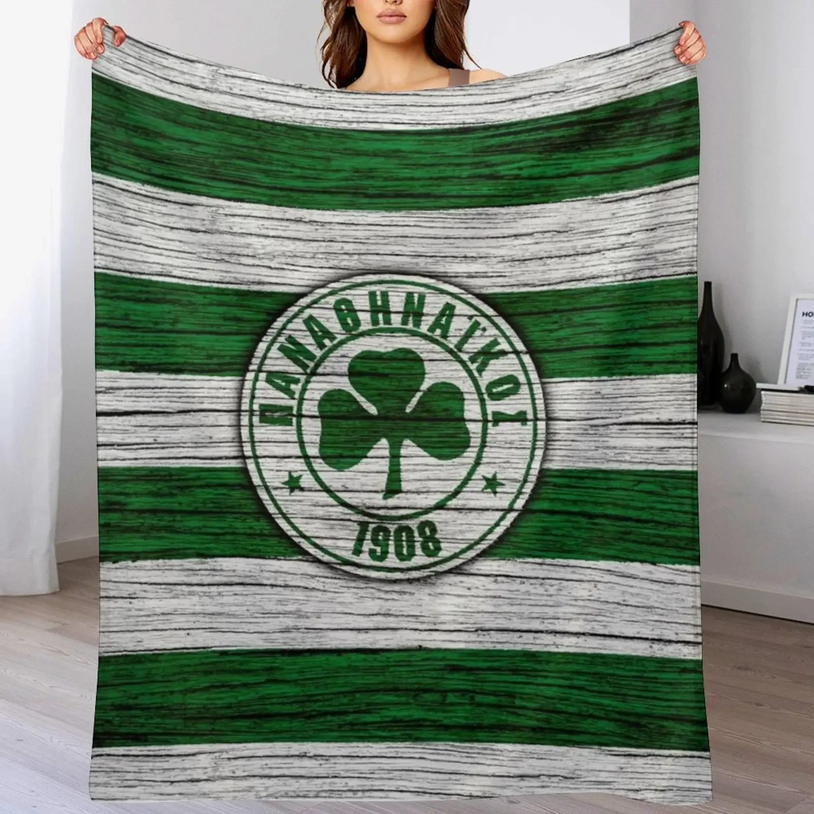 

Panathinaikos Throw Blanket For Baby Bed covers Custom blankets and throws Blankets