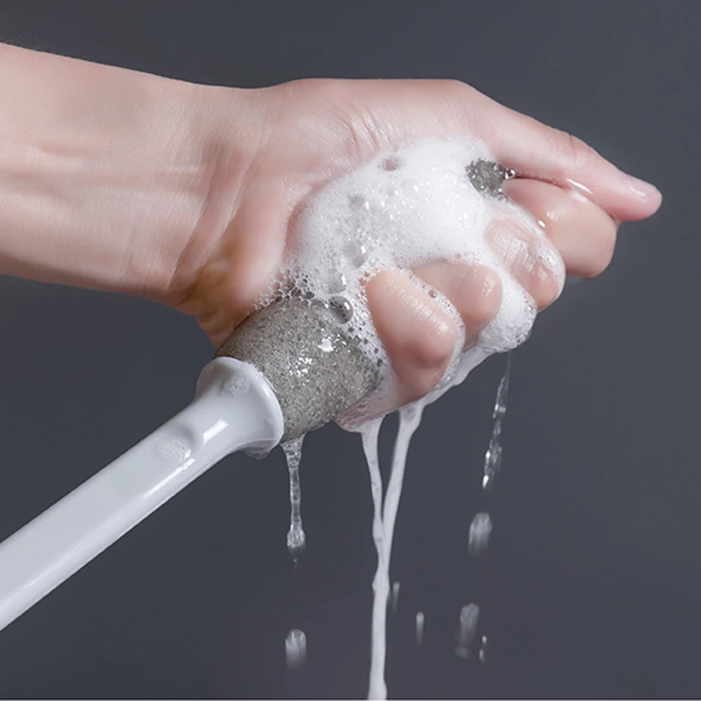 

2PCS Sponge Cleaning Brush Long H Kitchen Eco friendly PP Bottle Glass Baby Feeding Water Cup Pacifier Residue Milk Dirt