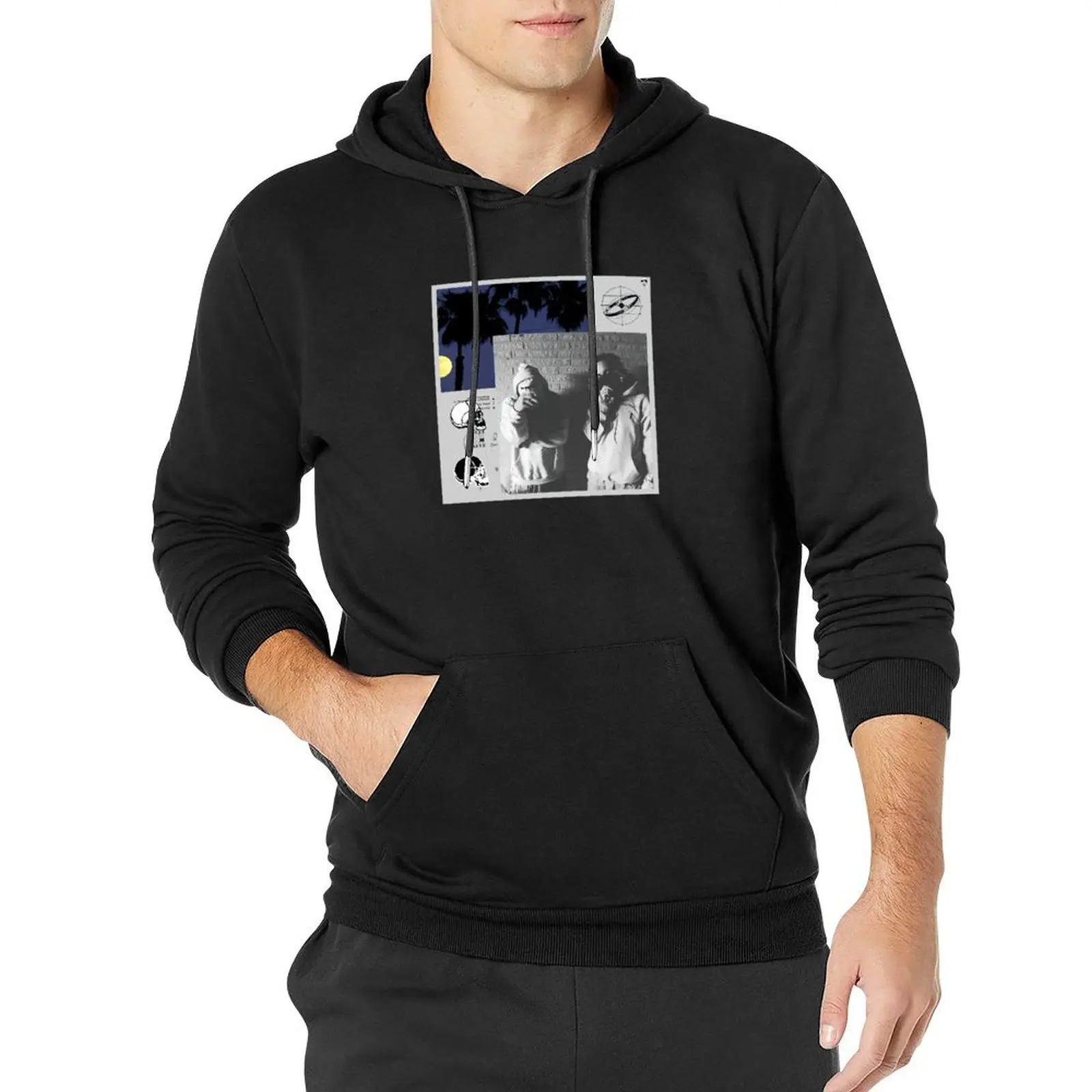 

Now Moon Rising Pullover Hoodie mens designer clothes men wear korean clothes anime hoodie