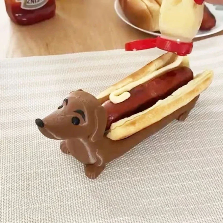 مضحك هوت دوجز السوشي تخدم صينية لطيف الألماني الساندويشات طبق عشاء الألماني طبق عشاء ديكور المنزل سطح المكتب هدايا جميلة #2