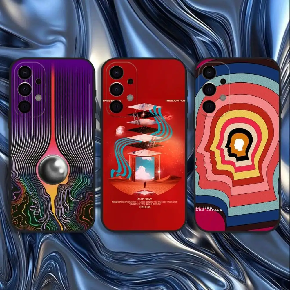 

Чехол для телефона Tame-Impala Pop Band для Samsung S25, S24, S21, S22, S23, S30, Ultra, S20, Plus, Fe, Lite, 5G, черный чехол