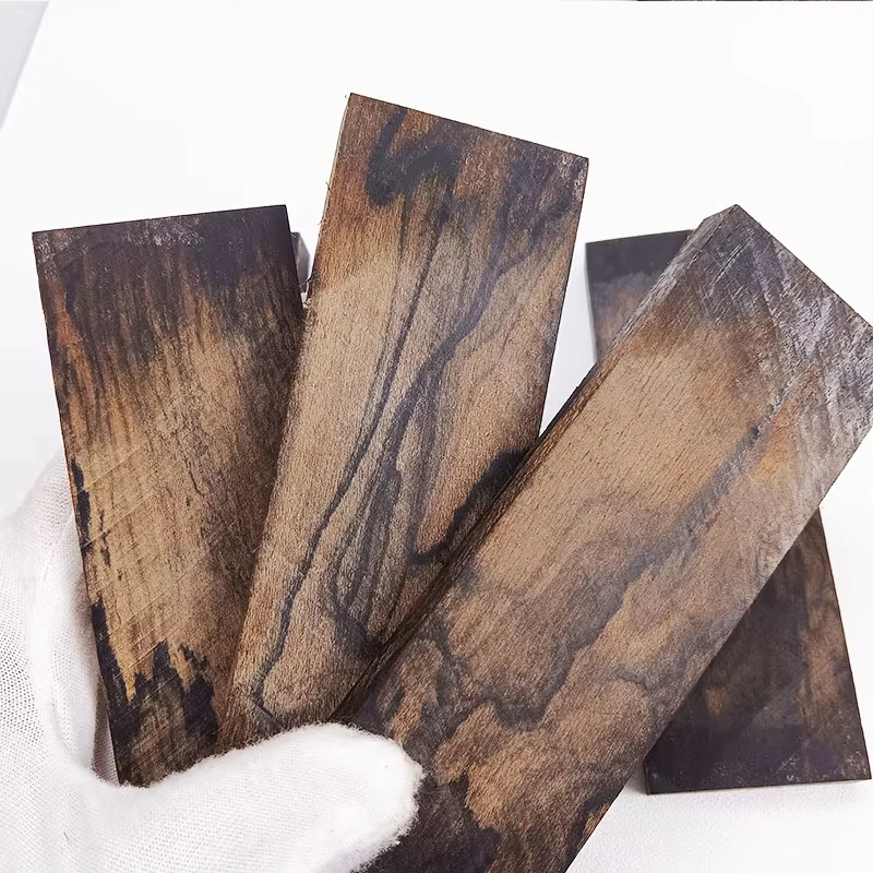 2pieces Ciricote Wood for DIY Knife Handle Scales Blanks Making Material / DIY Handicraft Materials 120x40x10mm view 3
