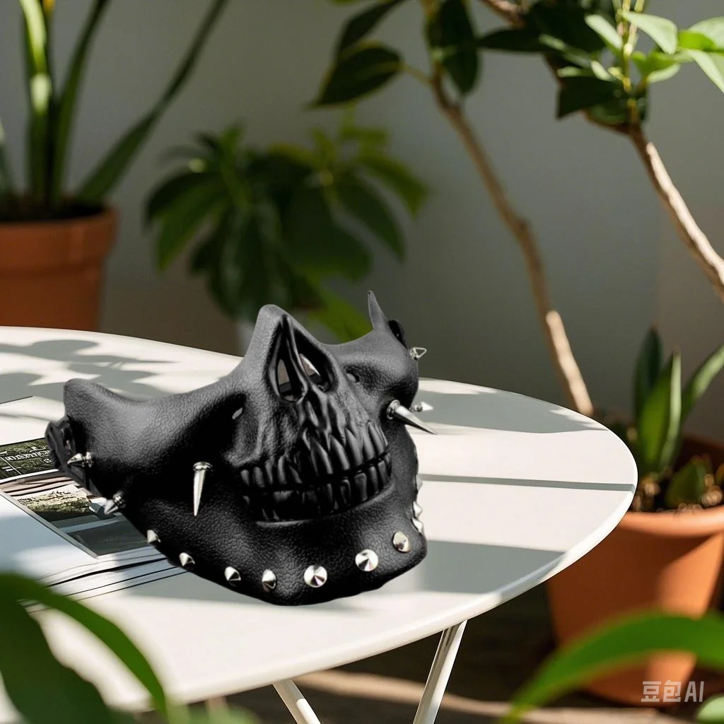 

Cyberpunk Style Steam Punk Party Personality Chain Halloween Adult Mask Party Mask Cosplay Masque Cyberpunk Horror Party Masks