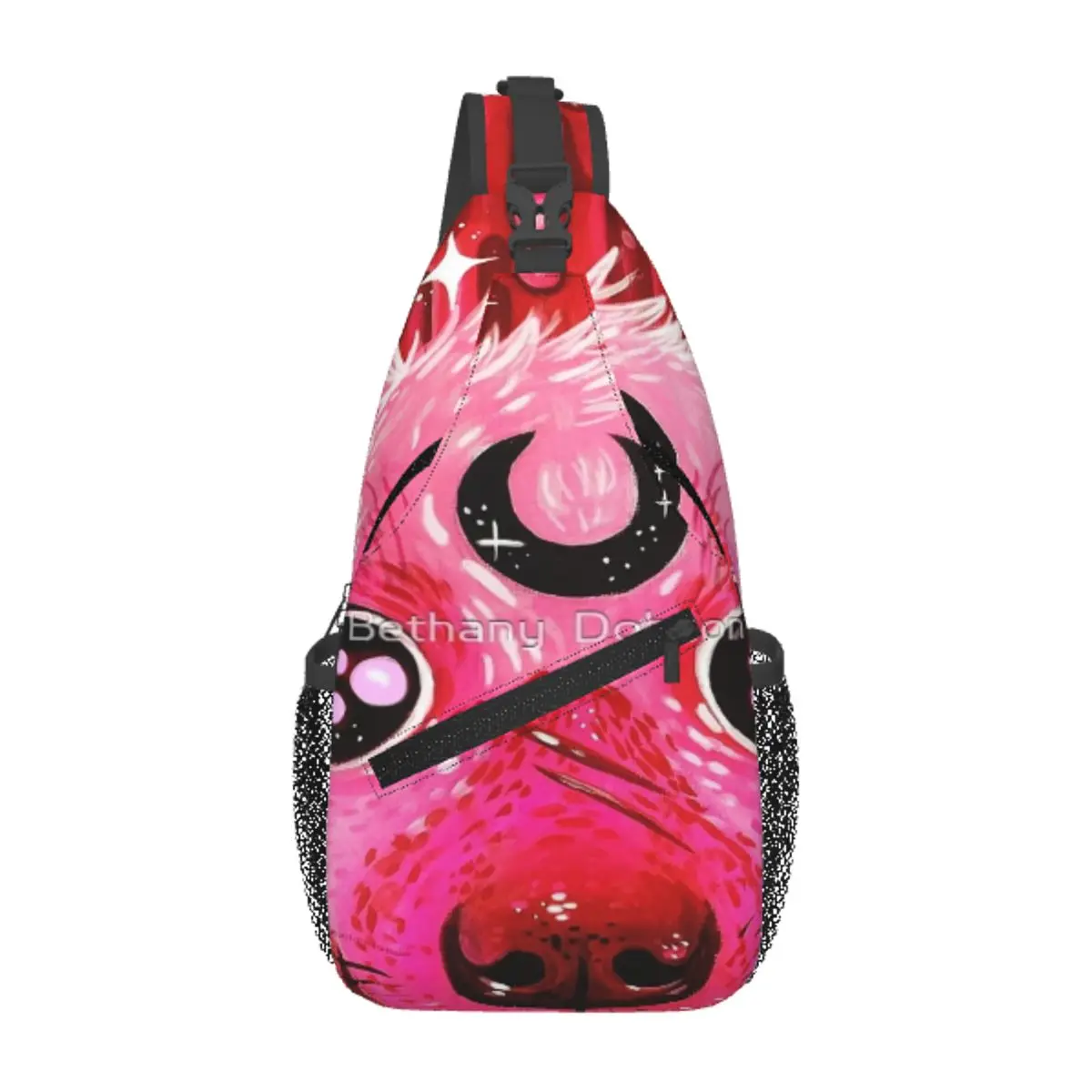 

Нагрудная сумка Pink Hyena из полиэстера в стиле ретро