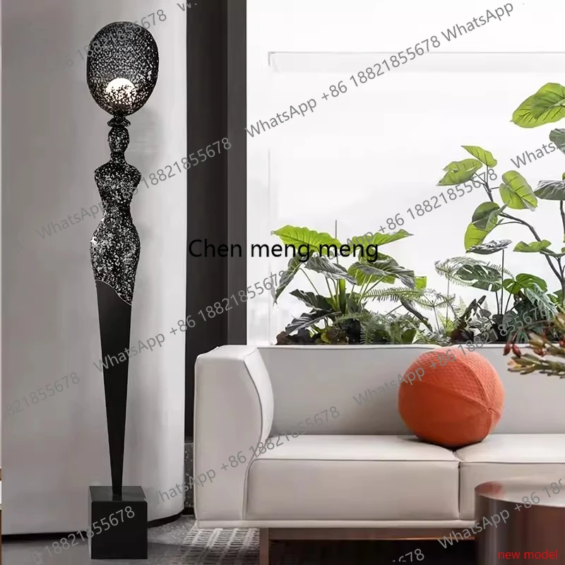 

Hotel lobby abstract floor sculpture entrance modern European style, decorative ornaments H182